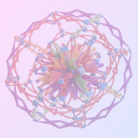 A hoberman sphere, CC BY-NC-SA 4.0, https://creativecommons.org/licenses/by-nc-sa/4.0/
